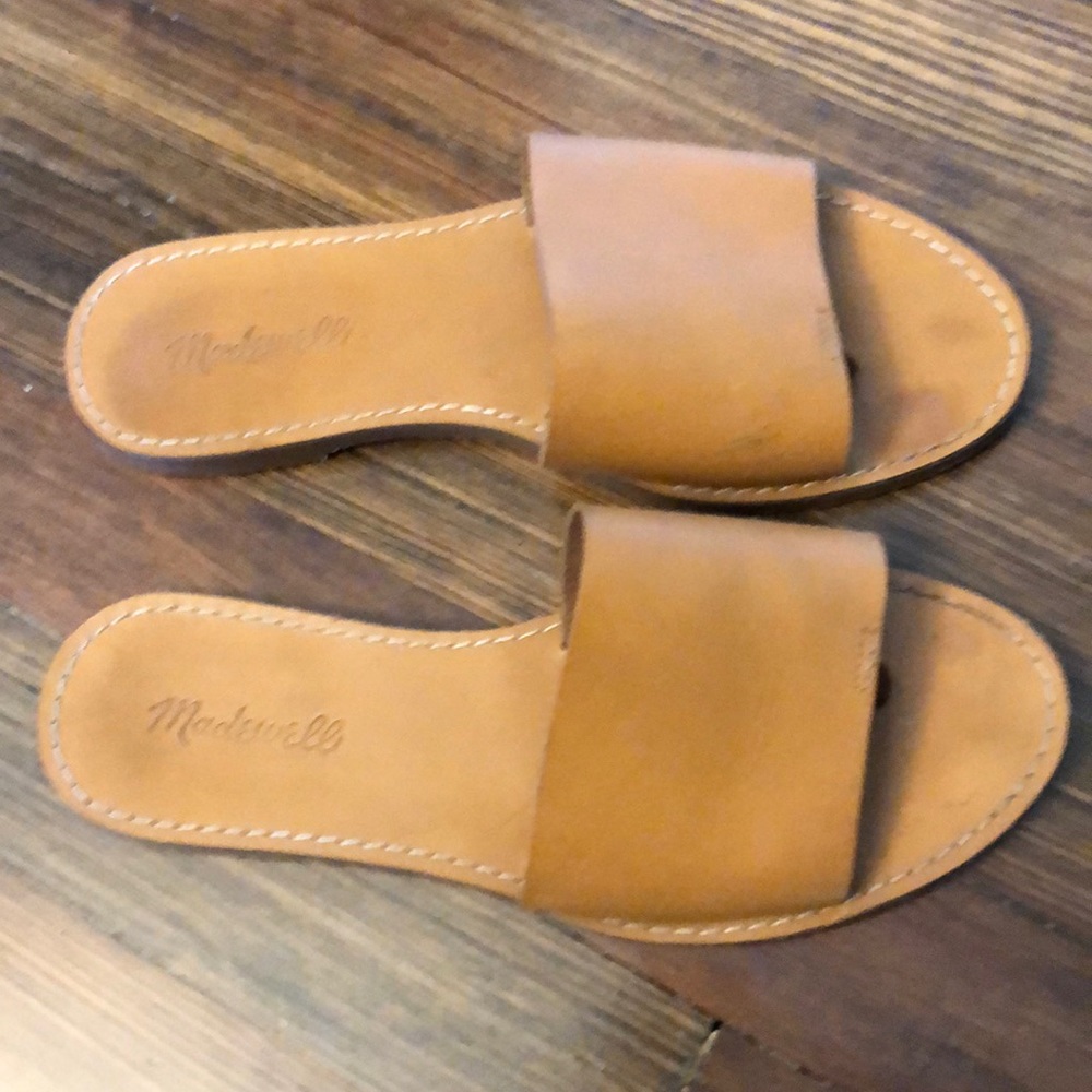 Madewell Boardwalk Post Slide Sandal Sz 8